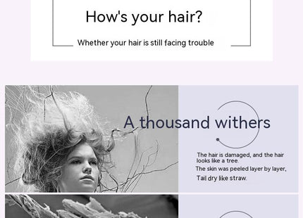Lavender Non-Steamed Hair Care Nutrition Hair Mask Multi-Effect Repair Manic Soft Hair Treatment Ointment
