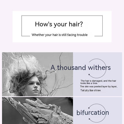 Lavender Non-Steamed Hair Care Nutrition Hair Mask Multi-Effect Repair Manic Soft Hair Treatment Ointment