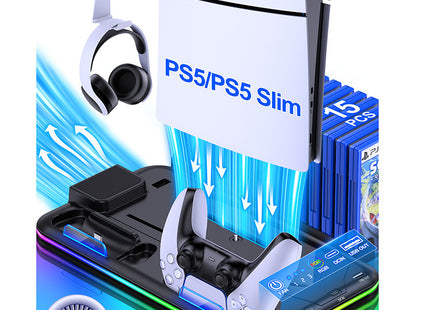 Slim Stand PS5 Controller Cooling Station