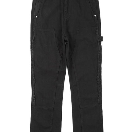 High Street Straight Leg Skinny Jeans Men Black And White