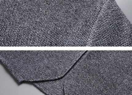 Pocket Stand Collar Cardigan Sweater Men