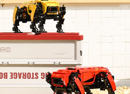 Children's Programming Robot Building Blocks Mechanical Dog Assembled Remote Control Toys