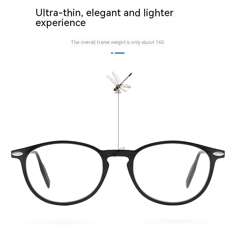 HD Flat Reading TR90 Screw-free Collapsible Presbyopic Glasses