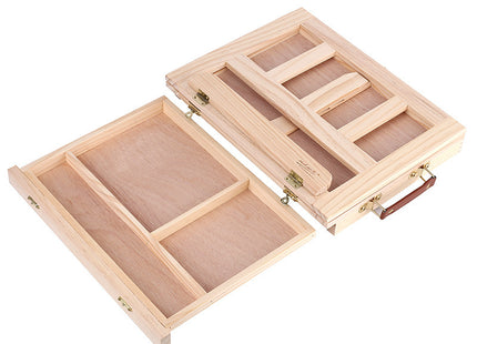 Sketch Sketch Desktop Small Easel Drawer Pine Easel Folding Oil Painting Frame Oil Painting Box