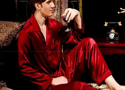 Pajamas Nightgown Loose Homewear Men Winter Sleepwear