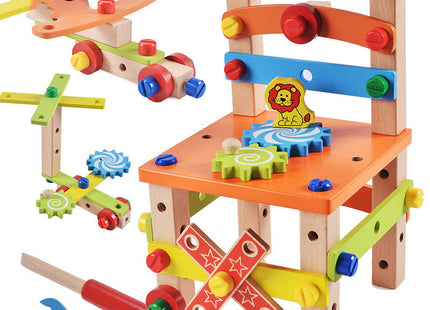 Children's Chair Building Block Toys