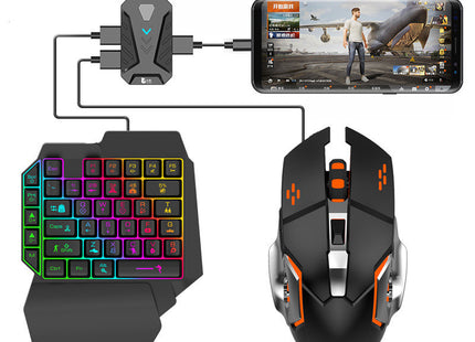 One-handed Gaming Keyboard And Mouse Set