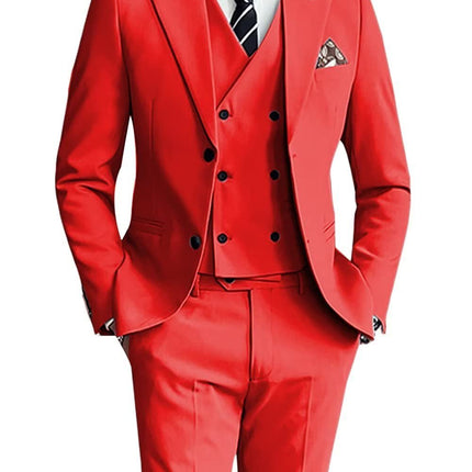 Three-piece Men's Suit Slim Fit Suit