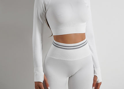 Seamless Yoga Pants Sports Gym Fitness Leggings Or Long Sleeve Tops Outfits Butt Lifting Slim Workout Sportswear Clothing