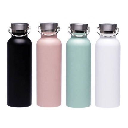 Stainless steel sports water bottle