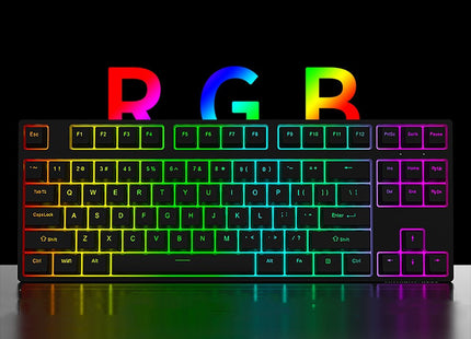Wired Single-mode Hot-swappable Axis Gaming Gaming Chicken Keyboard