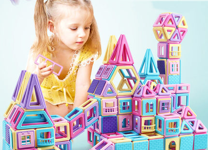 Magnetic building block toys