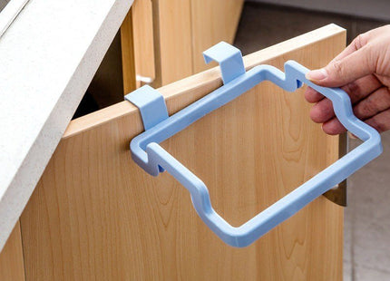 Eco-Friendly Kitchen Door Back Hanging Style Cabinet Stand Trash Garbage Bags Support Holder