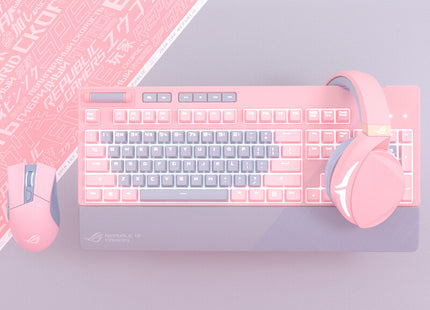 Pink version of noise-canceling headphones