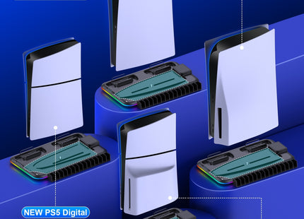 Slim Stand PS5 Controller Cooling Station