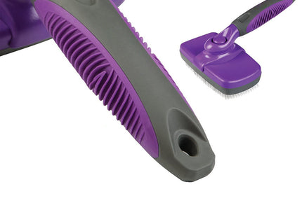 Self-Cleaning Slicker Brush