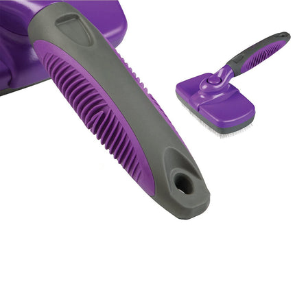 Self-Cleaning Slicker Brush