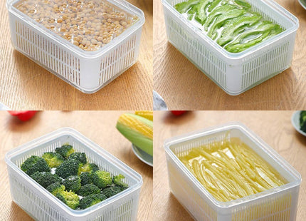 Produce Vegetable Fruit Storage Containers For Refrigerator
