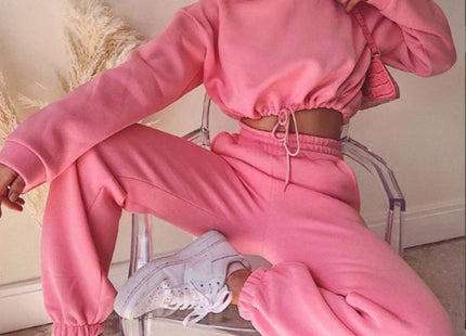 Jogging Suits For Women 2 Piece Sweatsuits Tracksuits Sexy Long Sleeve HoodieCasual Fitness Sportswear
