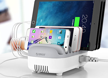 10-port USB charger bus
