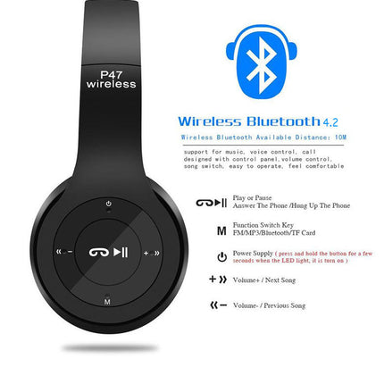 P47 wireless gaming headset