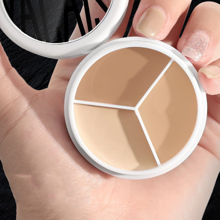 Three-color Concealer Waterproof Without Makeup