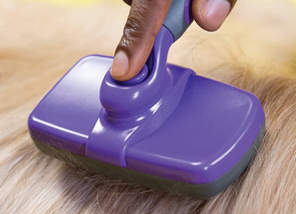 Self-Cleaning Slicker Brush