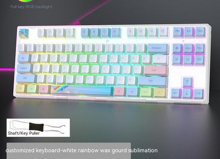 Wired Single-mode Hot-swappable Axis Gaming Gaming Chicken Keyboard