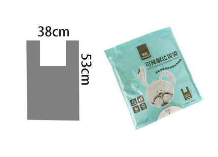 Household classified vest trash bags