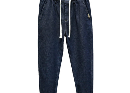 Men's Simple Elastic Waist Jeans