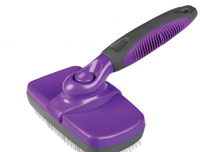 Self-Cleaning Slicker Brush