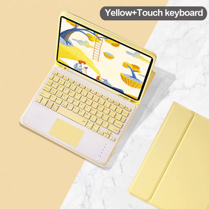 Touch Bluetooth Keyboard Protective Cover Candy Pen Slot Leather Case