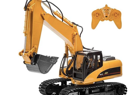 Channel remote control excavator alloy version 2.4G wireless remote control vehicle engineering vehicle excavator children's toys