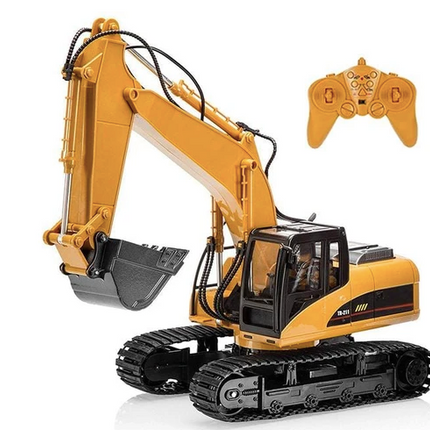 Channel remote control excavator alloy version 2.4G wireless remote control vehicle engineering vehicle excavator children's toys