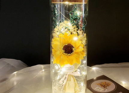 Sunflower Gypsophila Bouquet Valentines Day Gift