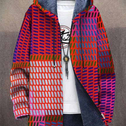 Men's 3d Digital Printed Hat Cardigan