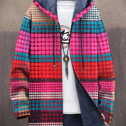 Men's 3d Digital Printed Hat Cardigan