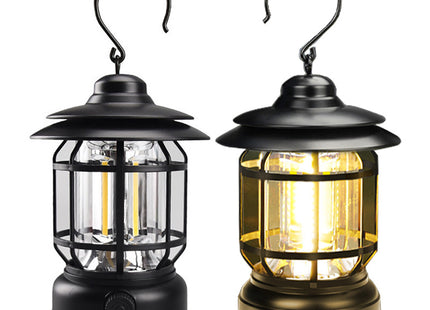 Outdoor Camping Lantern Retro Multi-functional Warm Light