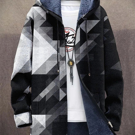 Men's 3d Digital Printed Hat Cardigan