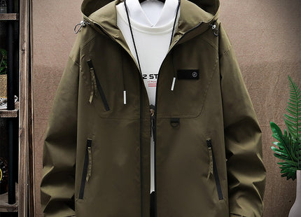 Men's Waterproof Windproof Hood Shell Jacket