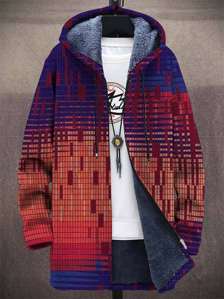 Men's 3d Digital Printed Hat Cardigan