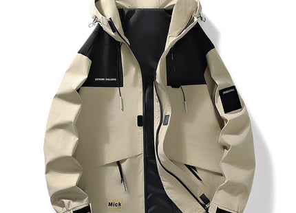 Men's Waterproof Windproof Hood Shell Jacket