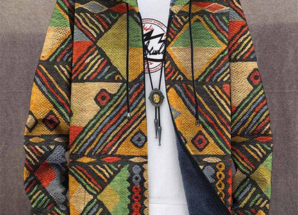 Men's 3d Digital Printed Hat Cardigan