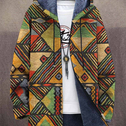 Men's 3d Digital Printed Hat Cardigan