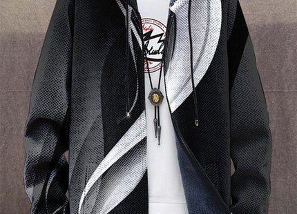 Men's 3d Digital Printed Hat Cardigan