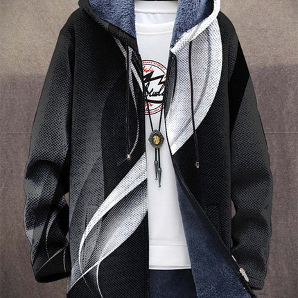 Men's 3d Digital Printed Hat Cardigan