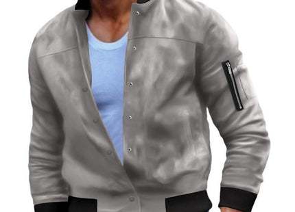 Single-breasted Cardigan Coat For Men