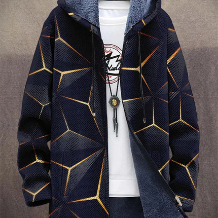 Men's 3d Digital Printed Hat Cardigan