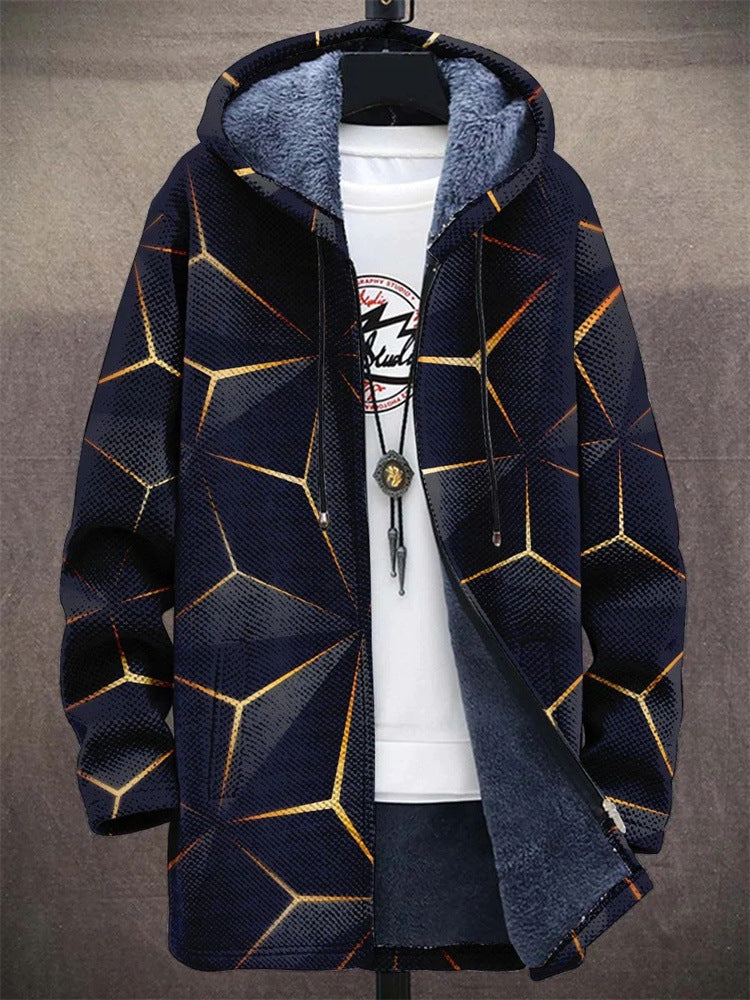 Men's 3d Digital Printed Hat Cardigan