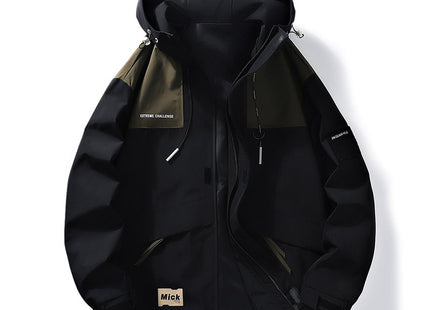 Men's Waterproof Windproof Hood Shell Jacket